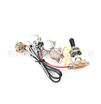 Guitar Rocker Switch Kit A500K 2x B500K Jack Wiring