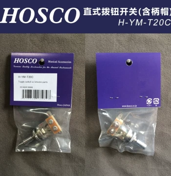 Made in Japan HOSCO H-YM-T20C Electric Guitar/Bass Selector Switch with Handle Cap, 3-Position