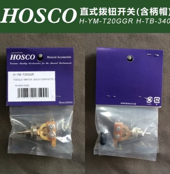 Made in Japan HOSCO H-YM-T20GGR Electric Guitar Bass Selector Switch Toggle Switch with Tip Cap 3-Way