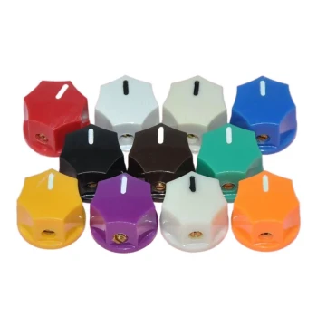 15×10mm Plastic Knob for Tube Amplifier Audio Potentiometer Rotary Switch Cap Guitar Volume Control Knob