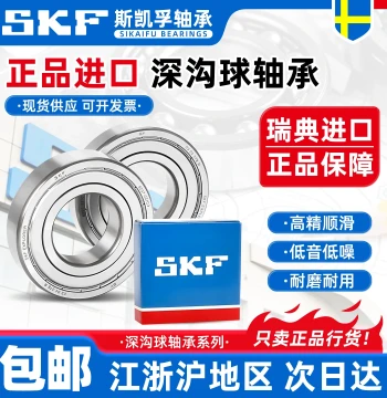 SKF Imported High-Speed Bearings: 6200, 6201, 6202, 6203, 6204, 6205, 6206 (2Z, 2RS1, C3)