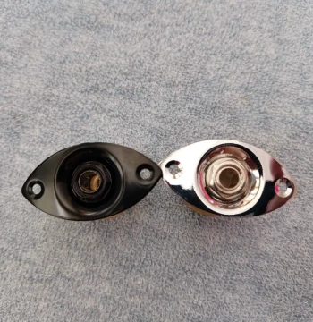 Electric Guitar Oval Output Jack Socket Bass Connector Interface Recessed Hole