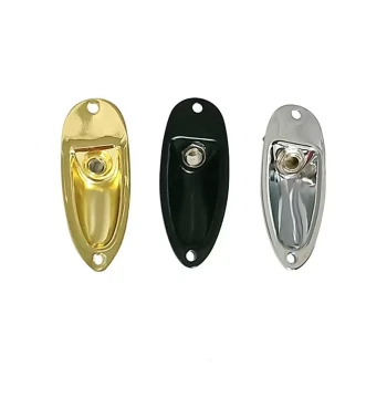 Electric Guitar Boat-Shaped Jack Socket, 6.35mm Output Pickup Hole, ST/SQ Output Jack Connection Hole, Spare Parts