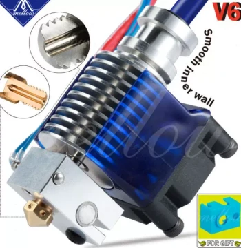 Mellow High-Quality E3D V6 Extruder All-Metal PTFE Throat Tube, Universal for Near and Remote Feed, 3D Printer