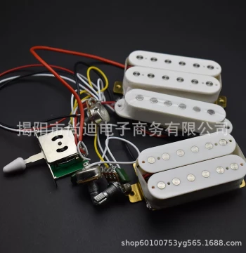 ST Electric Guitar Pickup Full Circuit Kit with Pickups 500K Potentiometer Electric Guitar Circuit 6.35 Output