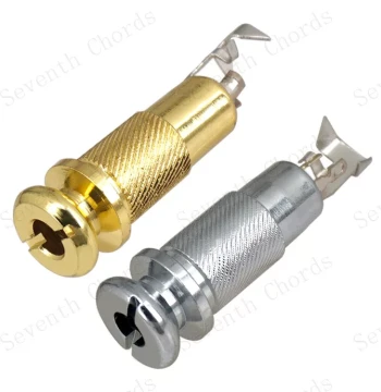Slotted Electric Guitar Bass Tube-Type Jack Input/Output Socket Seat Interface Connection Hole Connector