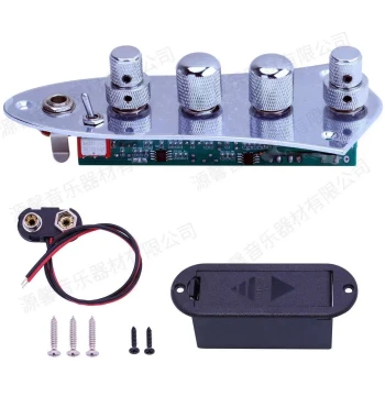 Electric Guitar Accessories: JB Bass Iron Plate Control Circuits for Electric Bass Volume and Tone Adjustment