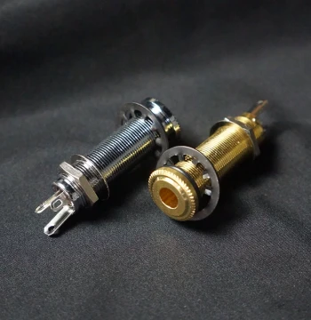 3-Pin Active Electric Guitar Bass Audio Output Jack Socket 6.35/6.5mm Instrument Accessories