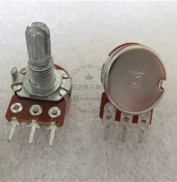 Shengwei Type 16 Type 148 A500K Single-Gang Electric Guitar Amp Audio Volume Potentiometer Shaft Length 15MM 3-Pin
