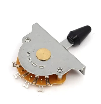 ST Electric Guitar Vintage Mechanical Crimped Edge Selector 3/5-Way Pickup Switch Tone Switch Three-Color