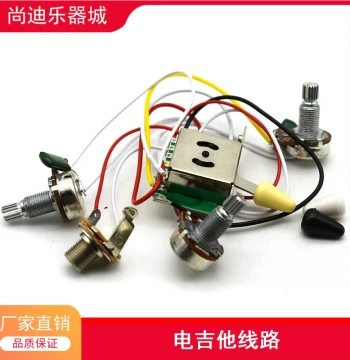 ST SQ Electric Guitar Wiring Harness SSS/SSH, Electronic Circuit with 3 Potentiometers, 5-Way Switch and Jack