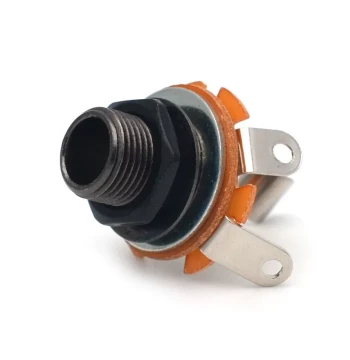 Flanger Audio Output Port Electric Guitar Bass Wiring Jack Socket Connector 6.35mm Interface