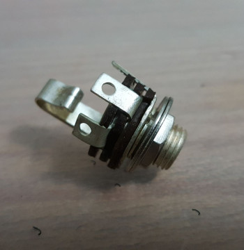 Audiophile Grade 6.5mm Large Tip-Ring-Sleeve Instrument Socket, Guitar Output Jack