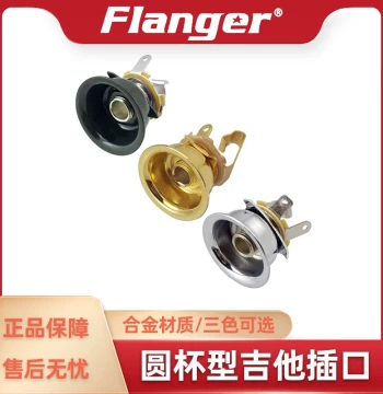 Round Electric Guitar Jack, Tele-style 72 Audio Output Socket Connector Hole, Parts for US/Mexico/Japan Fender Models