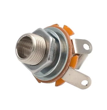 Audio Output Port Electric Guitar Bass Wiring Jack Socket Connector Head 6.35 Jack Interface Musical Instrument Accessories