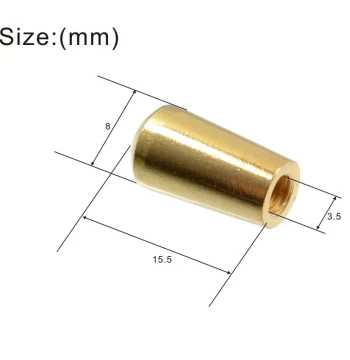 LP/SG Electric Guitar Metal Toggle Switch Tip, 3-Way Pickup Selector with Threaded Rocker
