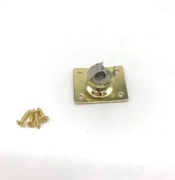 Electric Guitar Accessories Panel Line Output Jack Square Socket LP TL Electric Guitar Jack Gold Silver Black