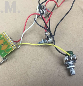 Electric Guitar Parts Supply: Potentiometers, Position Switches, Jacks, Complete Set, ST Electric Guitar 2V1T Wiring