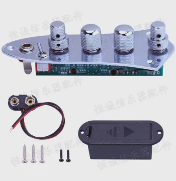 Electric Guitar Accessories Electric Guitar Bass Control Plate Wiring Circuit Electric Bass Volume Tone Control Wiring