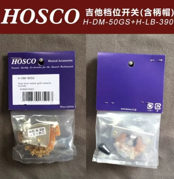 Made in Japan HOSCO H-DM-50GS Electric Guitar/Bass 5-Way Selector Switch with Handle and Cap