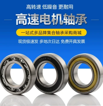 Deep Groove Ball High-Speed Bearings: 6000/6001/6002/6003/6004/6005/6006-2Z/RZ (High Precision)