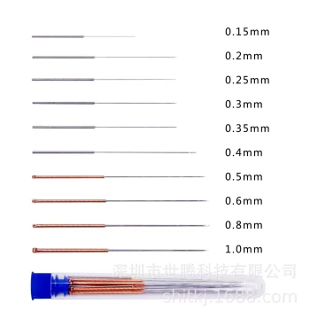 3D Printer Parts MK8 Nozzle E3D Hotend Cleaning Steel Needle Cleaner Brass Stainless Steel Drill Bit Unclogging Pin