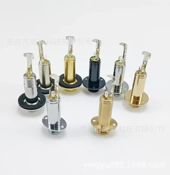 Pickup Acoustic Guitar 6304 Tailpin 6.35 Jack Tailpin Output Socket Guitar Strap Pin Instrument Accessories