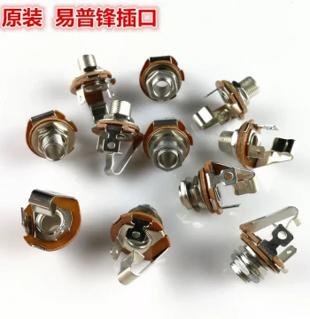 Original Epi Electric Guitar and Bass Jack Socket, Output Connector Hole for LP and SG Guitars