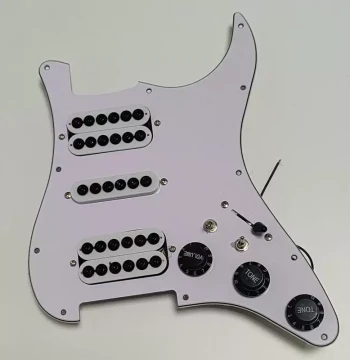 Guitar ST Accessories Single-Single-Humbucker Pickup Panel 5-Way + Coil Split Switch Wiring Internal Hex Umbrella Pickup