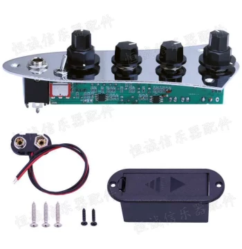 Electric Guitar Accessories Electric Guitar Bass Wiring Control Circuit Electric Bass Volume Tone Adjustment Control Iron Plate