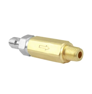 High-Pressure Washer Car Cleaning Nozzle Filter, 1/4 Quick-Connect External Thread Brass Stainless Steel Filter