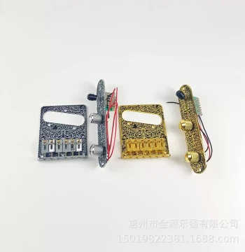Electric Guitar LT Bridge Tailpiece Wiring Carved Roller Tailpiece LT Roller Bridge Electric Guitar Accessories