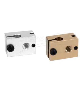 3D Printer Parts New E3DV6 All-Metal Extruder Dedicated PT Model Heating Aluminum Block Heater Block New Version