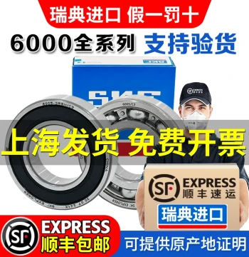 SKF Imported Bearings 6000, 6001, 6002, 6003, 6004, 6005, 6006, 6007 2RS