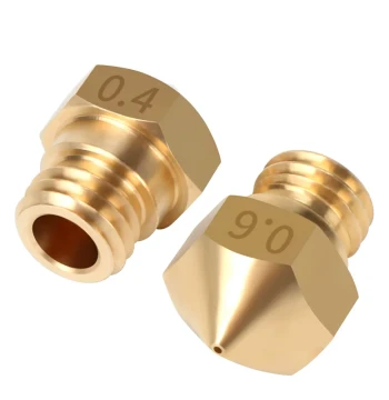 3D Printer Accessories M7 External Thread Nozzle 1.75mm Filament MK10 Brass Nozzle 0.4mm