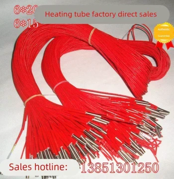 3D Printer 6*20 Mold Single-End Electric Heating Tube Heating Tube Heating Rod Single-End 12V 40W 24V 40W