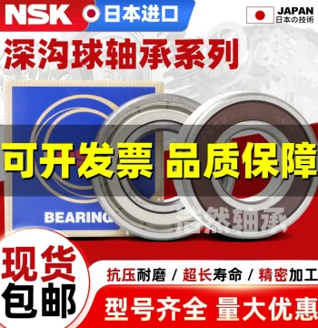 Japan NSK Imported Bearings 6200 6201 6202 6203 6204 6205 6206 DDU ZZ 2Z