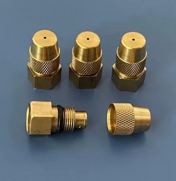 M14*1.5 Internal Thread Brass Spray Nozzle, Adjustable Fog Cannon for Water Truck, Sprayer Gun for Pest Control, Fine Mist Nozzle