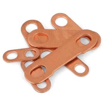 Purple Copper Connector Lithium Battery Electric Heating Tube Connection Plate T2 Anti-Static Core Copper Link Plate Current Jumper Terminal