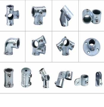 EIT Cast Iron 1/2" 3/4" 1" Galvanized Round Pipe Iron Pipe Steel Pipe Connector Fastener Weld-Free Elbow Tee