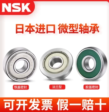 Imported Japanese NSK F604 605 606 607 608 609 ZZ DD RS Micro Flanged High-Speed Bearings