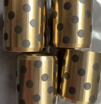 Brass Sleeve Bushing Oil-Impregnated Bearing Graphite Brass Sleeve Self-Lubricating Bearing Self-Lubricating Brass Sleeve