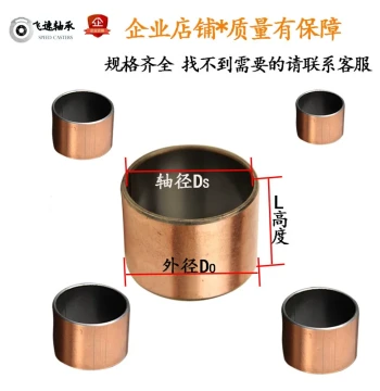 Copper Sleeve Composite SF1 Oil-Free Self-Lubricating Bearing, 3mm Shaft Sleeve, ID 4/5/6mm Wear-Resistant Thickened Iron Sleeve Promotion
