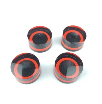 Korean-Made Barrel Electric Guitar Volume and Tone Knobs Electric Bass Potentiometer Caps Red Colorful Bass Knob Caps NSP82