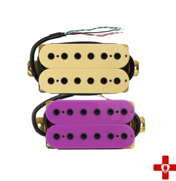 Dual Coil Double 4-Conductor Pickup, Electric Guitar Humbucker, Dual Pickup Set, 6 Colors