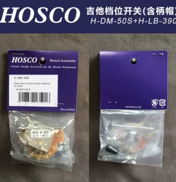 Qicai Japan-made HOSCO H-DM-50S Electric Guitar/Bass Selector Switch with Handle Cap, 5-Way