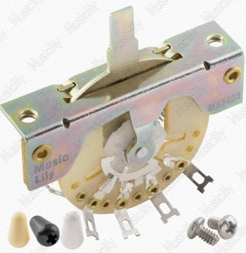 Musiclily Electric Guitar Premium Fender Style Selector Pickup Switch Boat Shape 5-Way ST 3-Way TELE