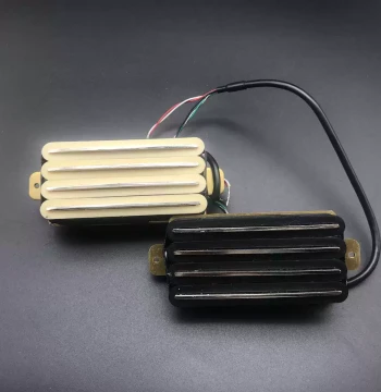 4-Conductor Dual Humbucker Pickup for Electric Guitar, 4-Core Wire with Coil-Split Capability