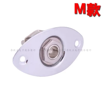Electric Guitar Bass Jack Elliptical Socket Fender Connection Outlet Square Audio Output Rear Tube Straight Plug Accessory