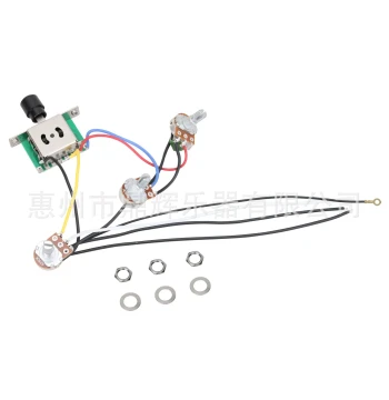 Electric Guitar Pickup Potentiometer Wiring Circuit Switch
